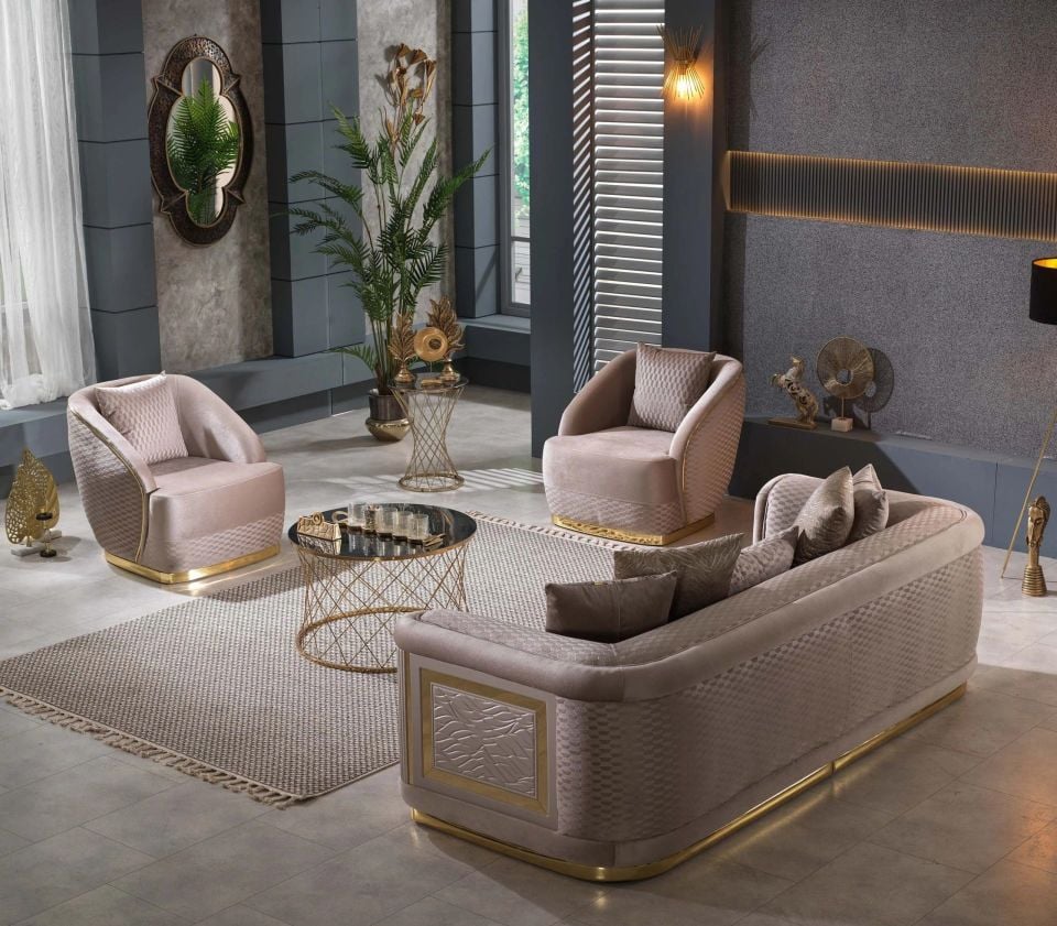 3'Lü Sabit Kanepe Elegance