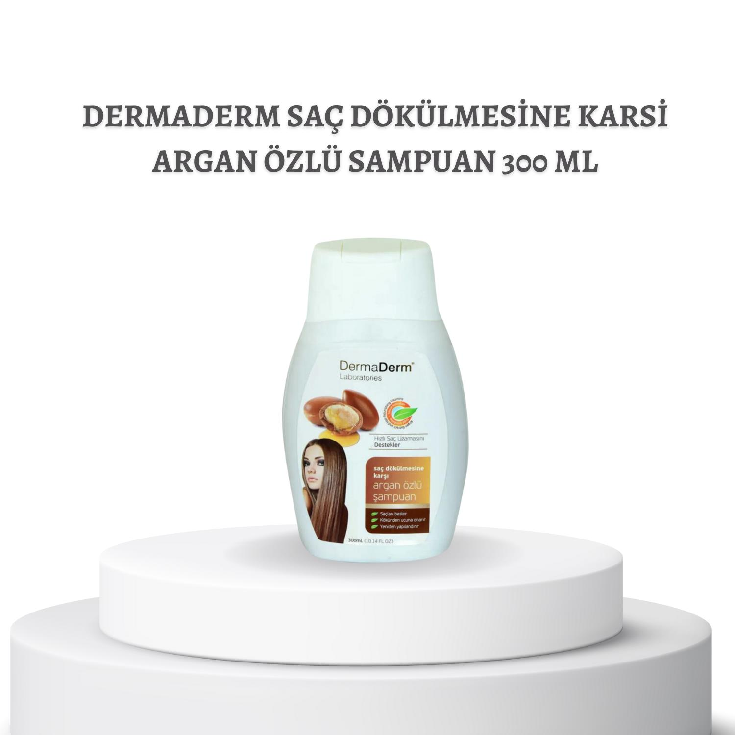 Dermaderm Saç Dökülmesine Karsi Argan Özlü Sampuan 300 ml