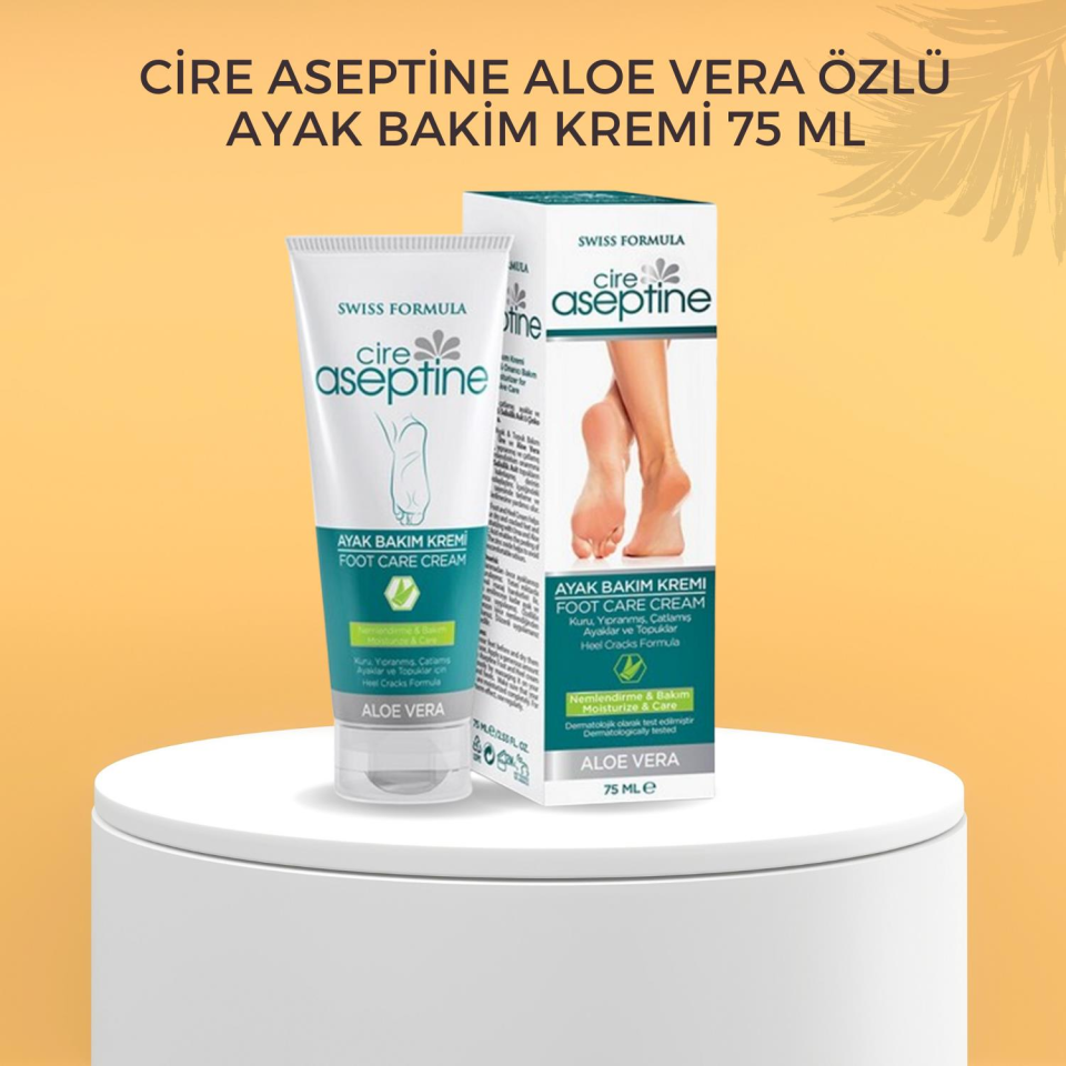 Cire Aseptine Aloe Vera Özlü Ayak Bakim Kremi 75 ml