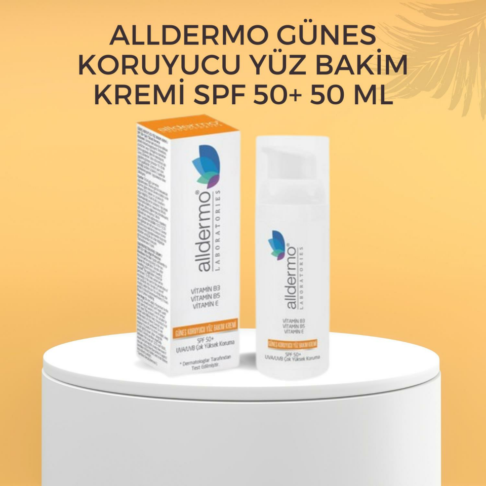 Alldermo Günes Koruyucu Yüz Bakim Kremi SPF 50+ 50 ml