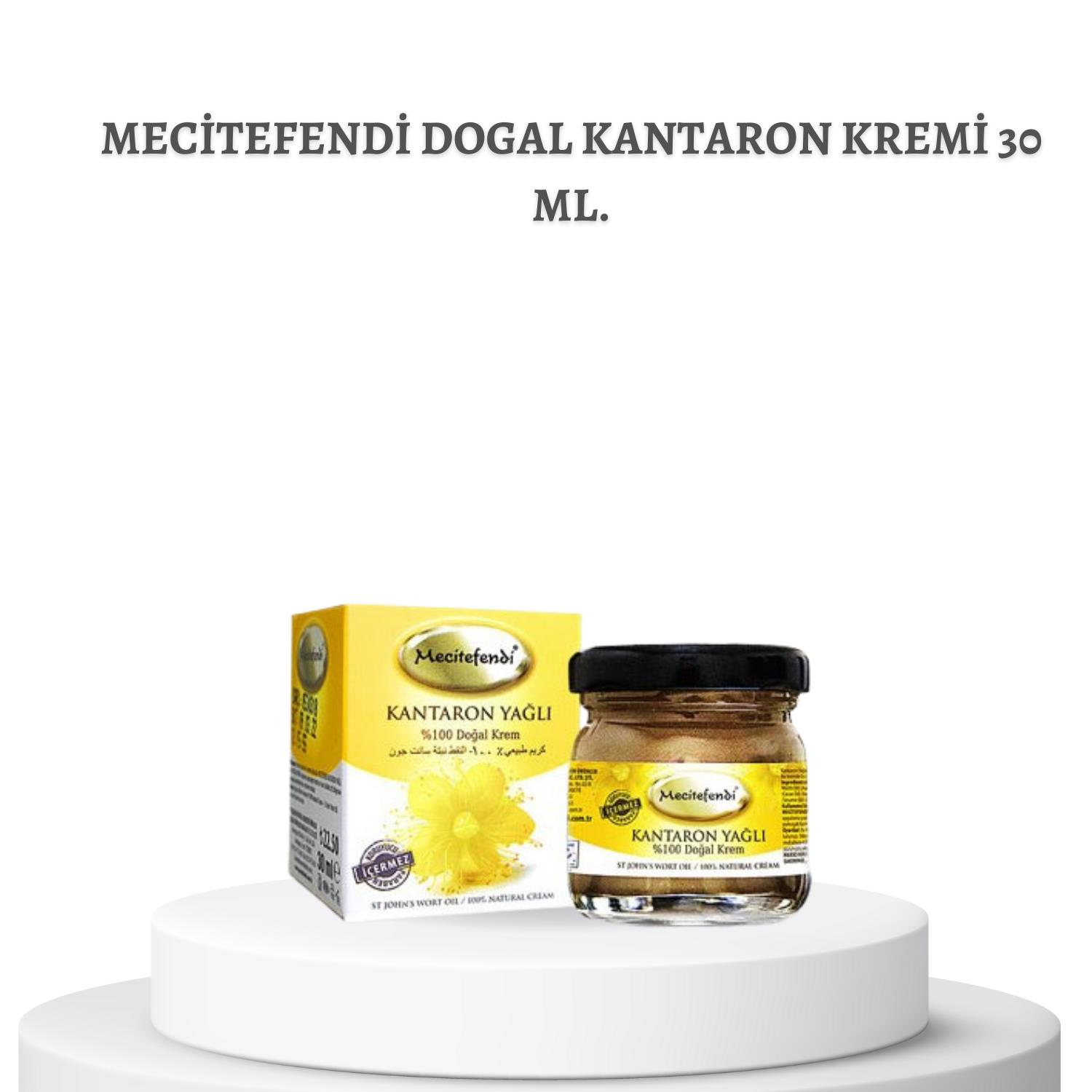 Mecitefendi Dogal Kantaron Kremi 30 Ml