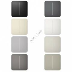 AJAX LightSwitch CenterButton Çerçeve Uyumlu Ortaya Montajlı 1 Lamba veya Vavien Yönetebilen Temassız Akıllı Anahtar