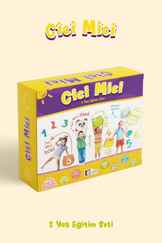 Cici Mici 2 Yaş (24+) Ay Okul Öncesi Eğitim Seti