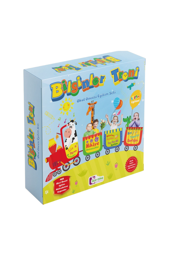 Bilginler Treni 3 Yaş (36+) Ay Okul Öncesi Eğitim Seti