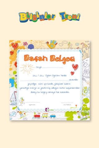 Bilginler Treni 3 Yaş (36+) Ay Okul Öncesi Eğitim Seti