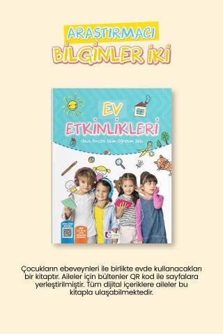 Araştırmacı Bilginler İki 5-6 Yaş Okul Öncesi Bilim Öğretim Seti