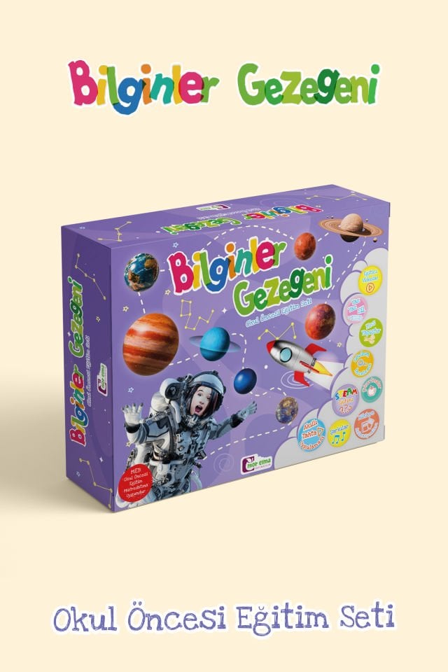 Bilginler Gezegeni 5-6 Yaş Okul Öncesi Eğitim Seti