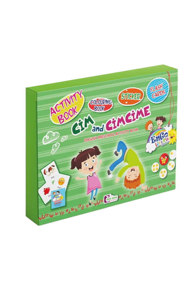 Cim And Cimcime Preschool Activity Book – İngilizce Eğitim Seti