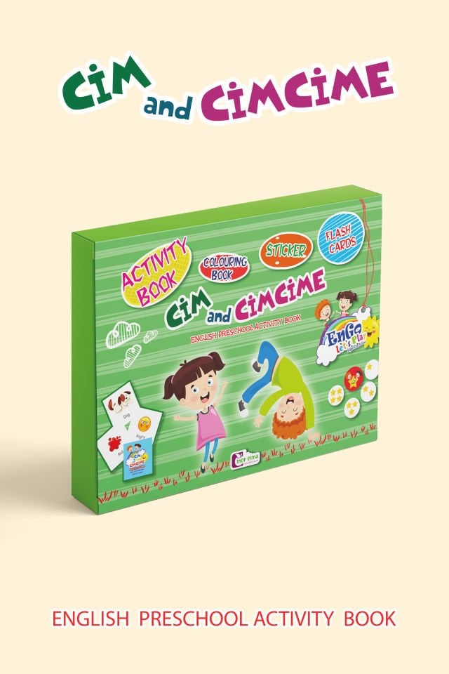 Cim And Cimcime Preschool Activity Book – İngilizce Eğitim Seti