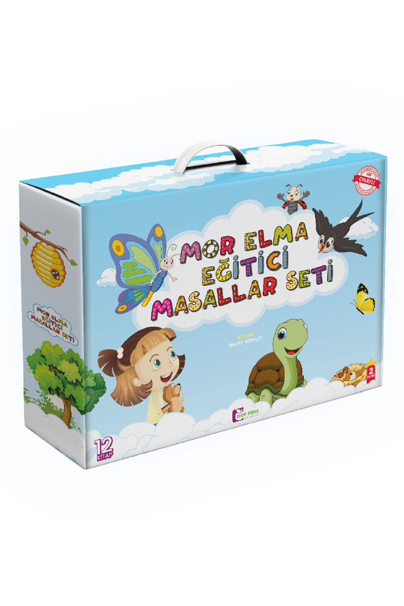 Mor Elma Eğitici Masallar Seti Büyük Boy