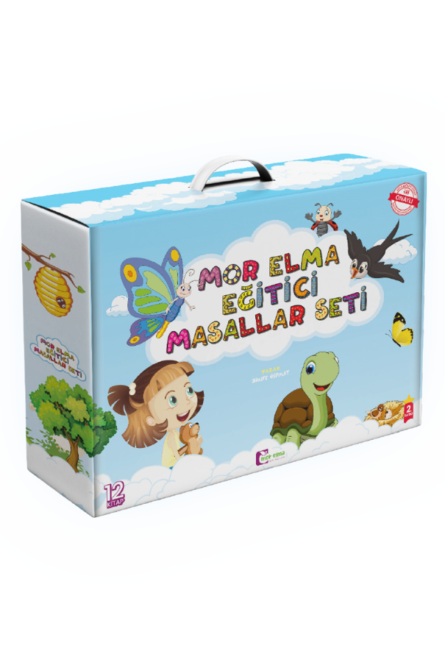 Mor Elma Eğitici Masallar Seti Büyük Boy