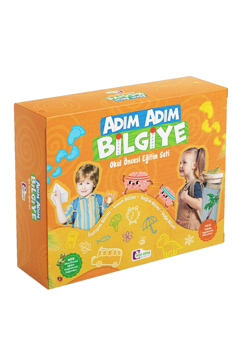 Adım Adım Bilgiye  5 Yaş (60+) Ay Okul Öncesi Eğitim Seti
