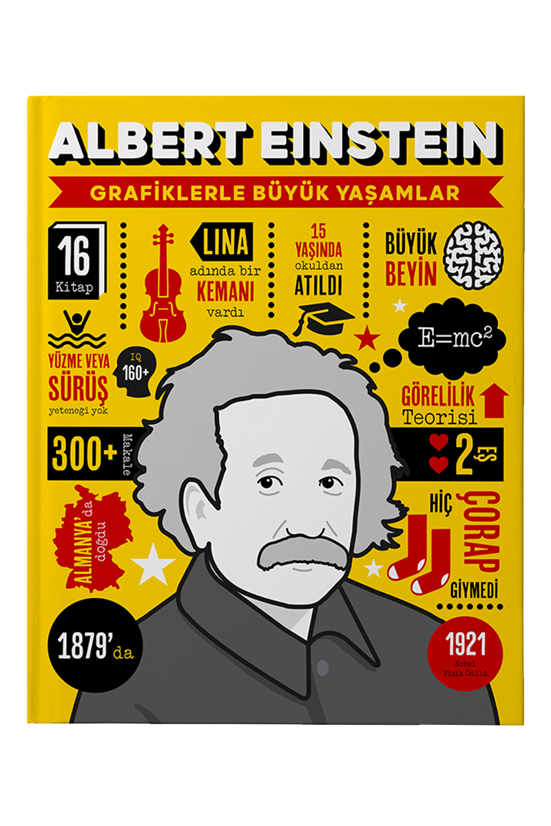 Albert Einstein - Grafiklerle Büyük Yaşamlar