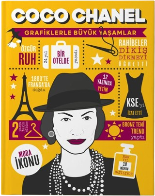 Coco Chanel - Grafiklerle Büyük Yaşamlar