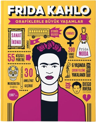Frida Kahlo - Grafiklerle Büyük Yaşamlar