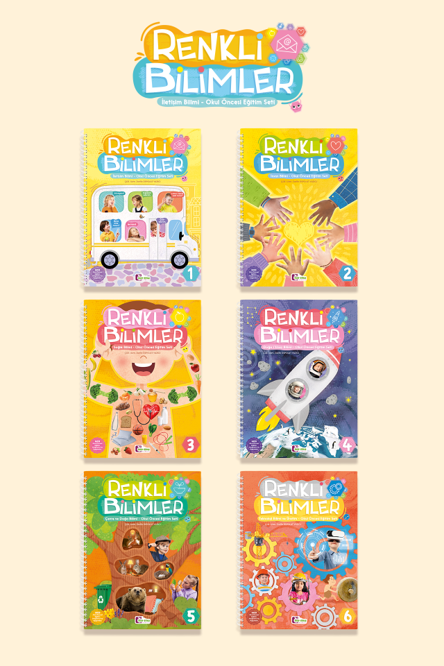 Renkli Bilimler 5 -6 Yaş (60+) Ay Okul Öncesi Eğitim Seti
