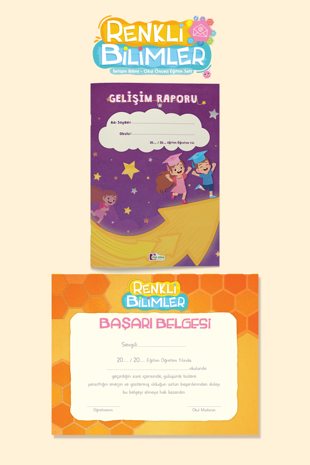 Renkli Bilimler 5 -6 Yaş (60+) Ay Okul Öncesi Eğitim Seti