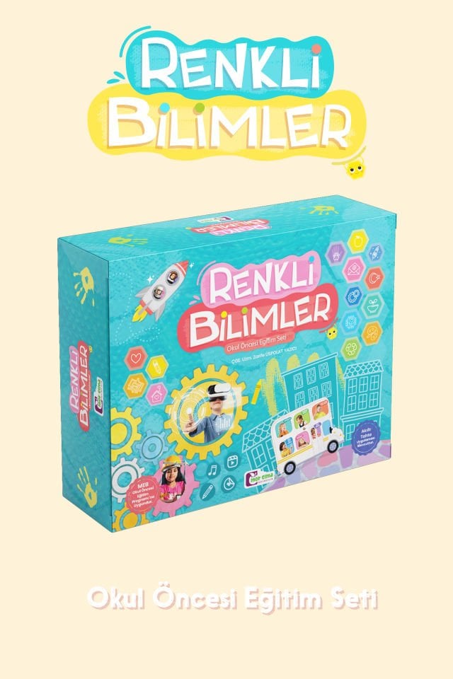 Renkli Bilimler 5 -6 Yaş (60+) Ay Okul Öncesi Eğitim Seti