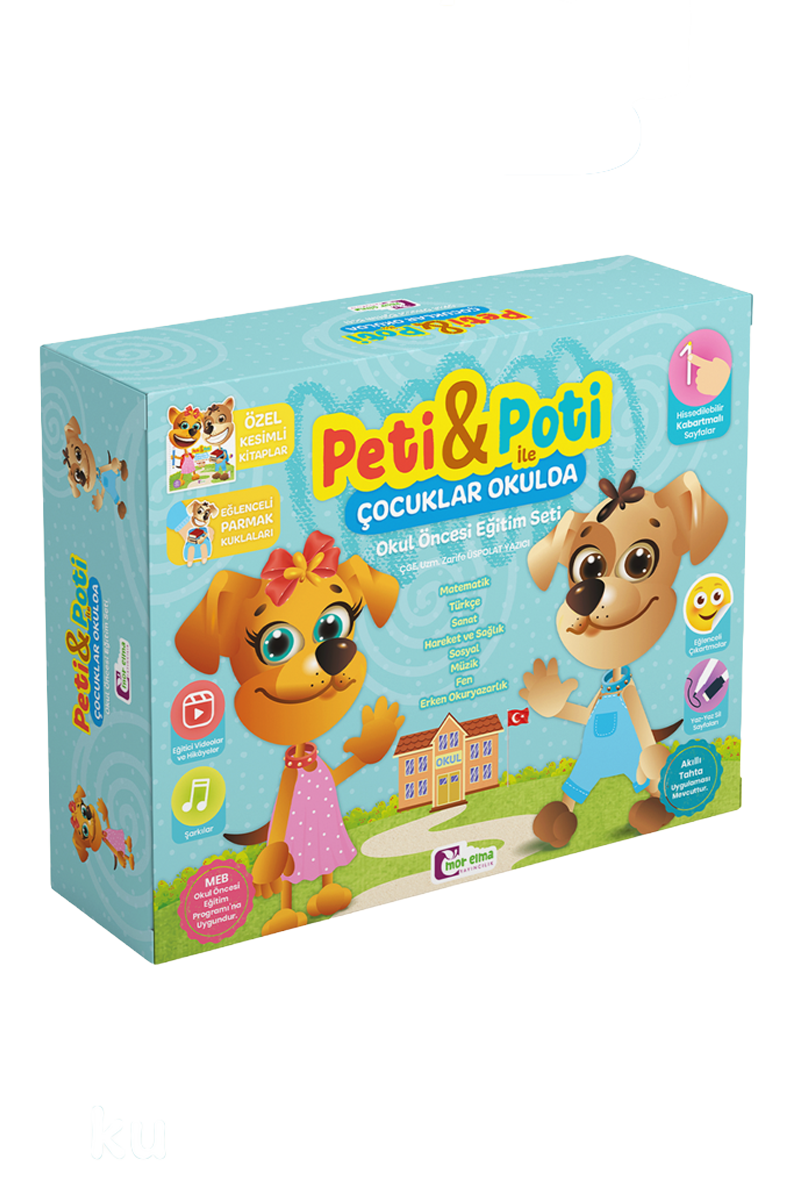 Peti & Poti 3 Yaş (36+) Ay Okul Öncesi Eğitim Seti