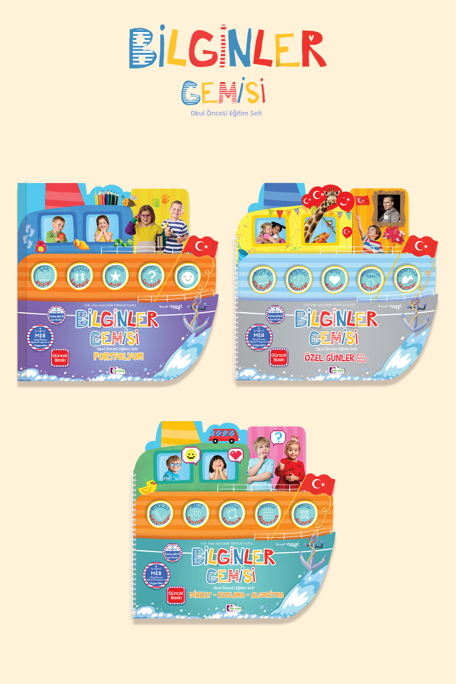 Özel Kesim Bilginler Gemisi 5 Yaş (60+) Ay Okul Öncesi Eğitim Seti