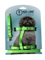 Kedi Göğüs Tasması Fosforlu Yeşil