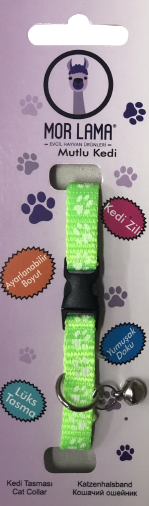 Kedi Boyun Tasması Patili Yeşil
