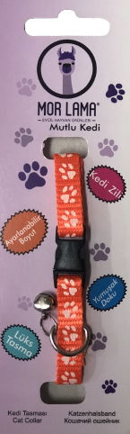 Kedi Boyun Tasması Patili Turuncu