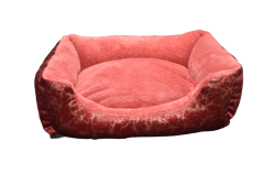 İç Mekan Yatak Saray Serisi Peluş Pembe Size4