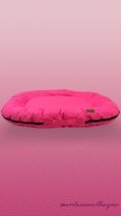 Dış Mekan Oval Yatak L Boy Pembe