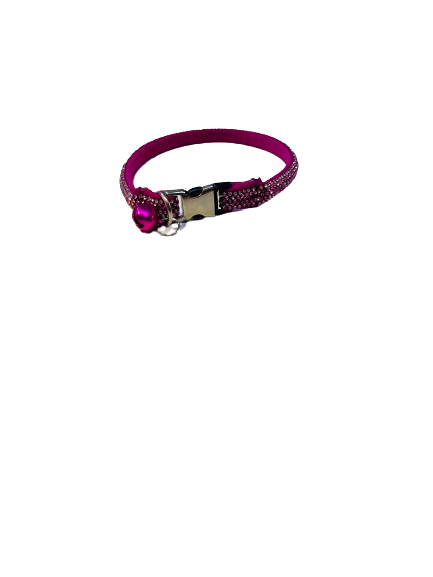Mor Lama Diamond Pembe Boyun Tasması S