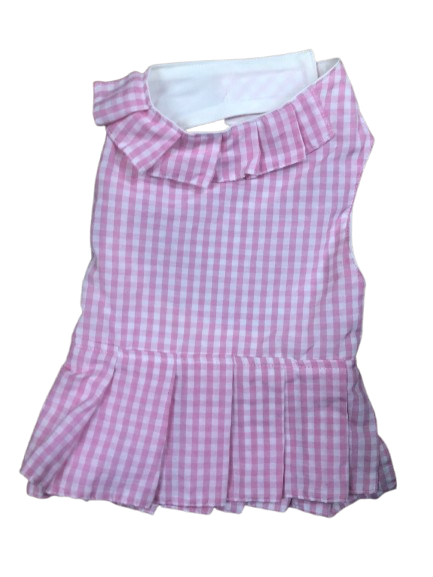 Mor Lama Small Etekli Pembe Elbise