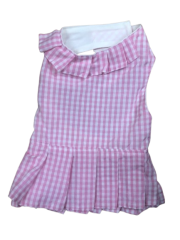 Mor Lama Small Etekli Pembe Elbise