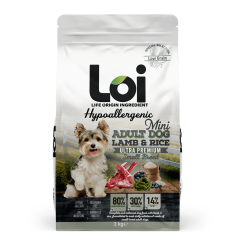 Loi Adult Mibi Lamb Rice Köpek Maması 3kg