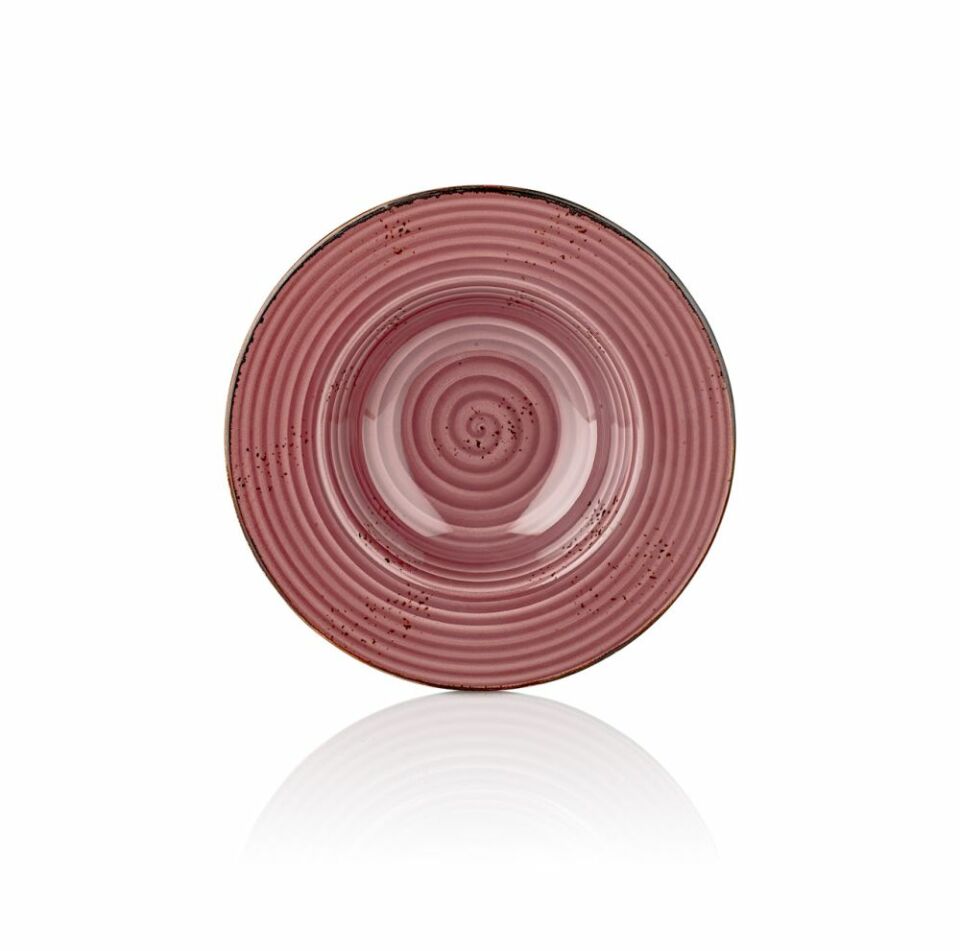By Bone  Rose Gastro Çukur Tabak 25 Cm