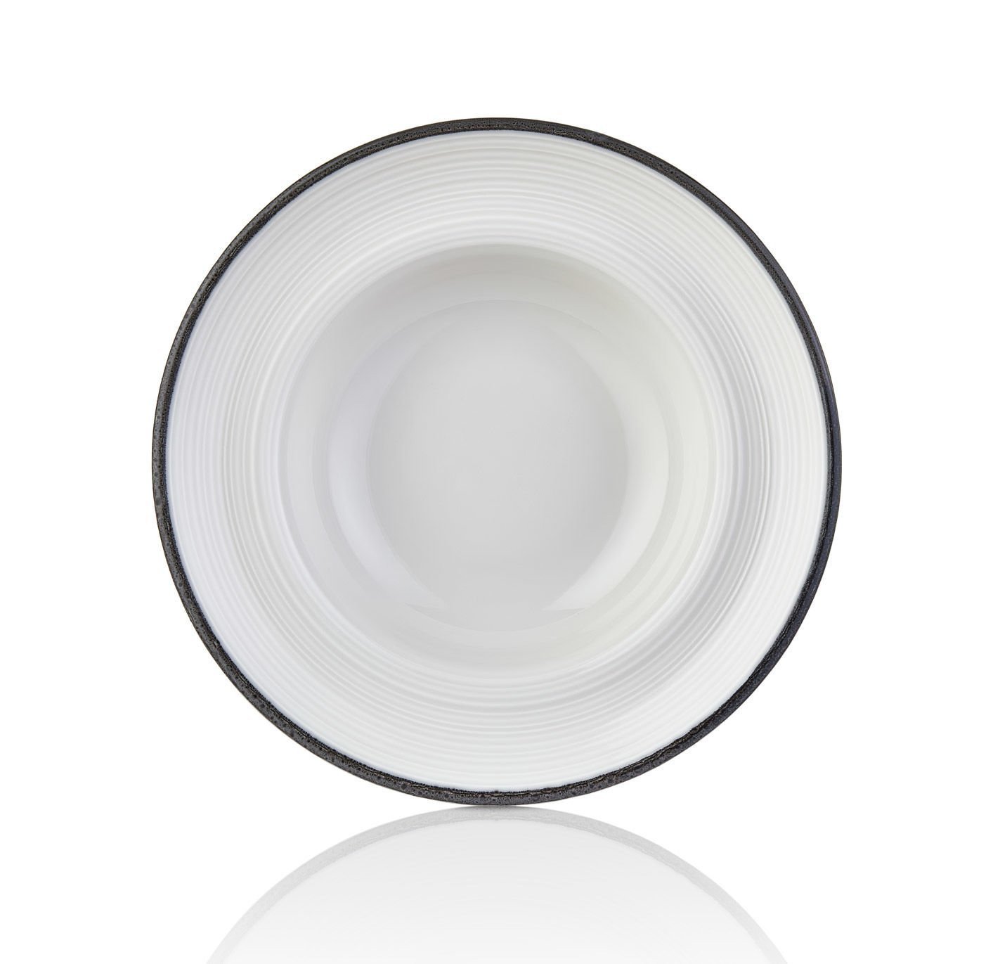 By Bone  Beyaz Flavor Çukur Tabak 23 Cm