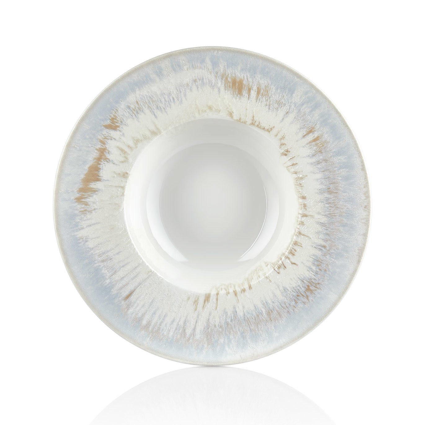 By Bone  Beyaz Gastro Çukur Tabak 28 Cm
