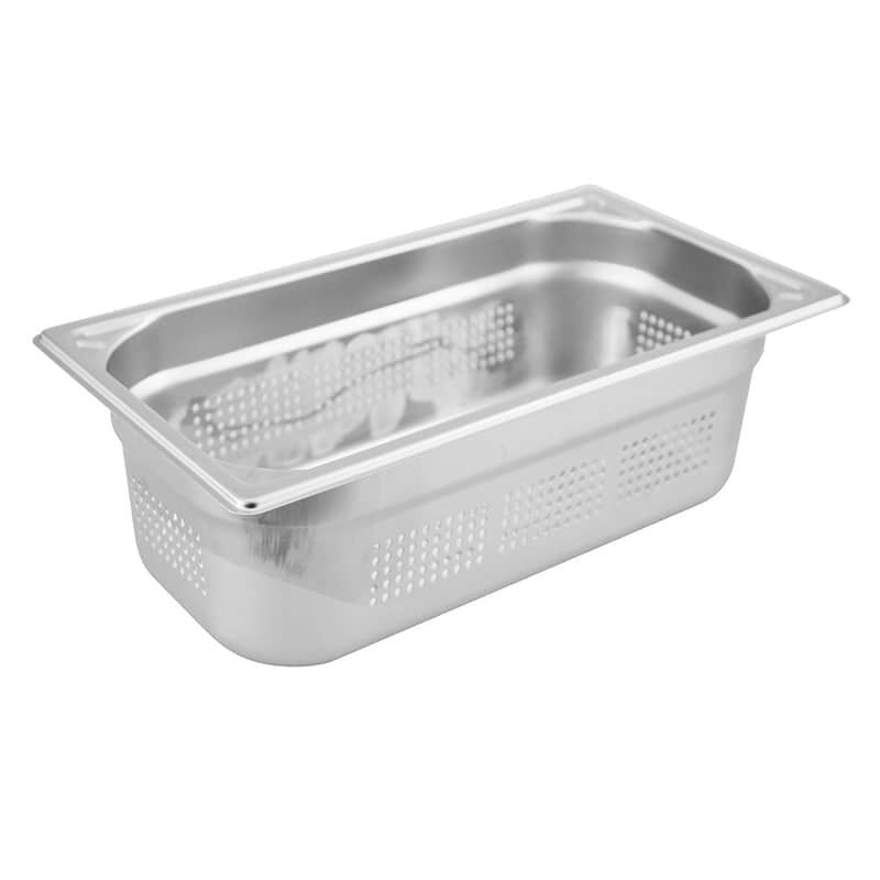 Öztiryakiler Köşeli, Delikli Gastronom Küvet GNP 1/3 -100 MM