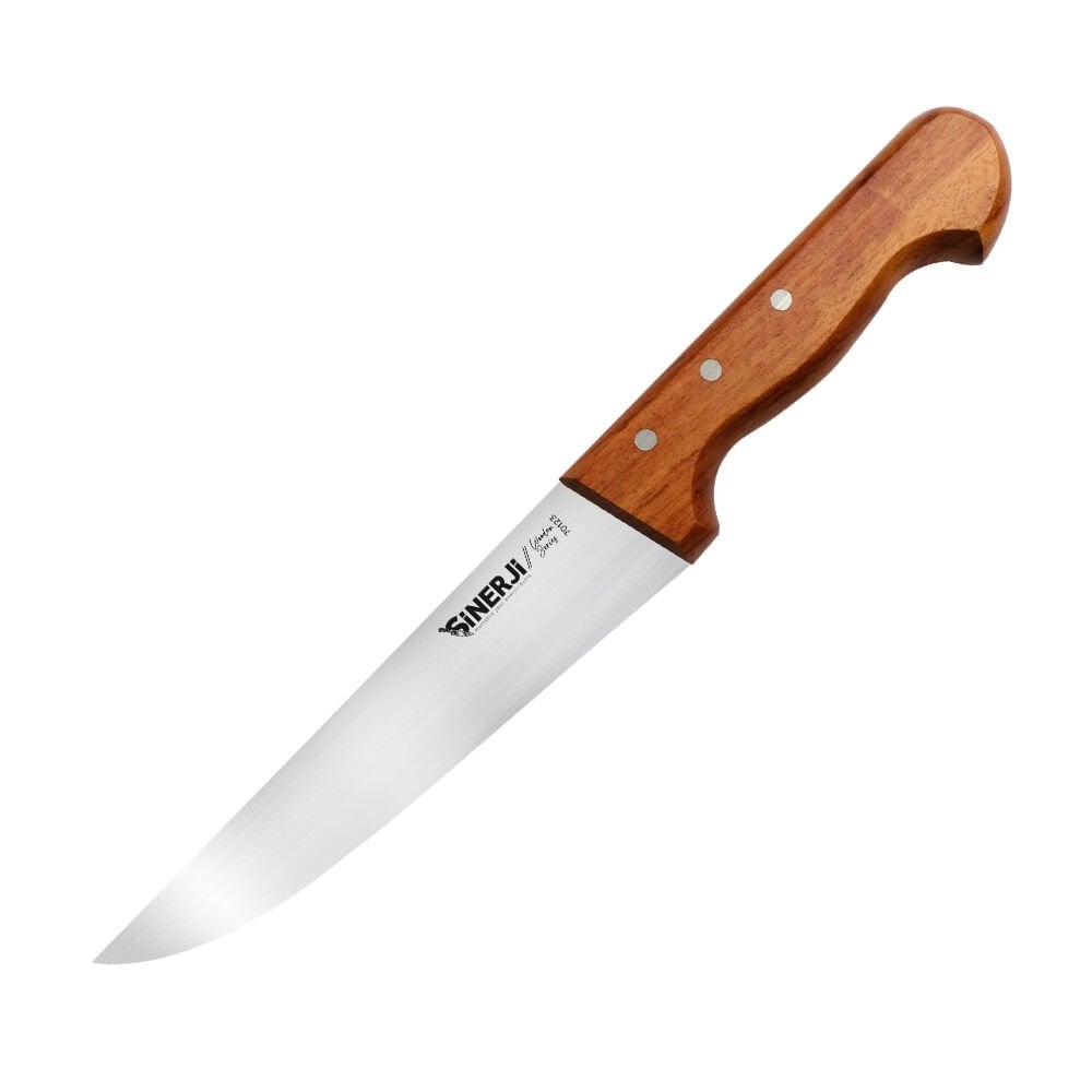 Wooden Gül Saplı Kasap Bıçağı 25,5 Cm