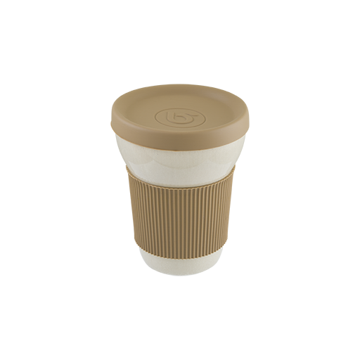 Silikon Kapak ve Tutacaklı Sand Softline Mug 300 CC