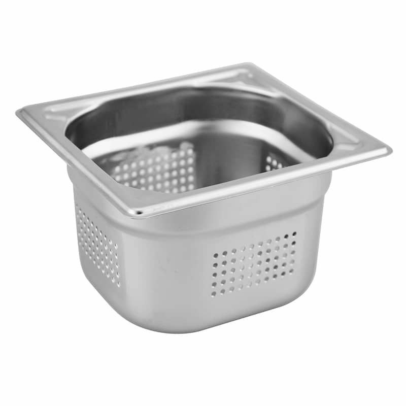 Öztiryakiler Köşeli, Delikli Gastronom Küvet GNP 1/6 -100 MM