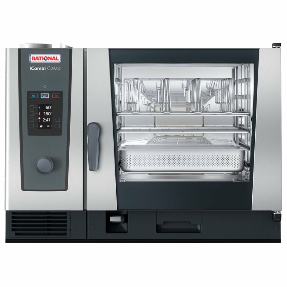 Rational Buhar Konveksiyonlu Elektrikli Fırın 6*2/1 Gn İcombi Classic