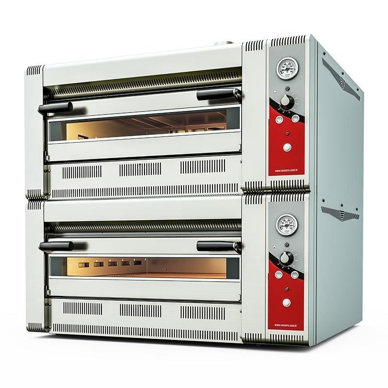 Venarro Dreay Gazlı Çift Katlı Pizza Fırını Ø 34*6+6