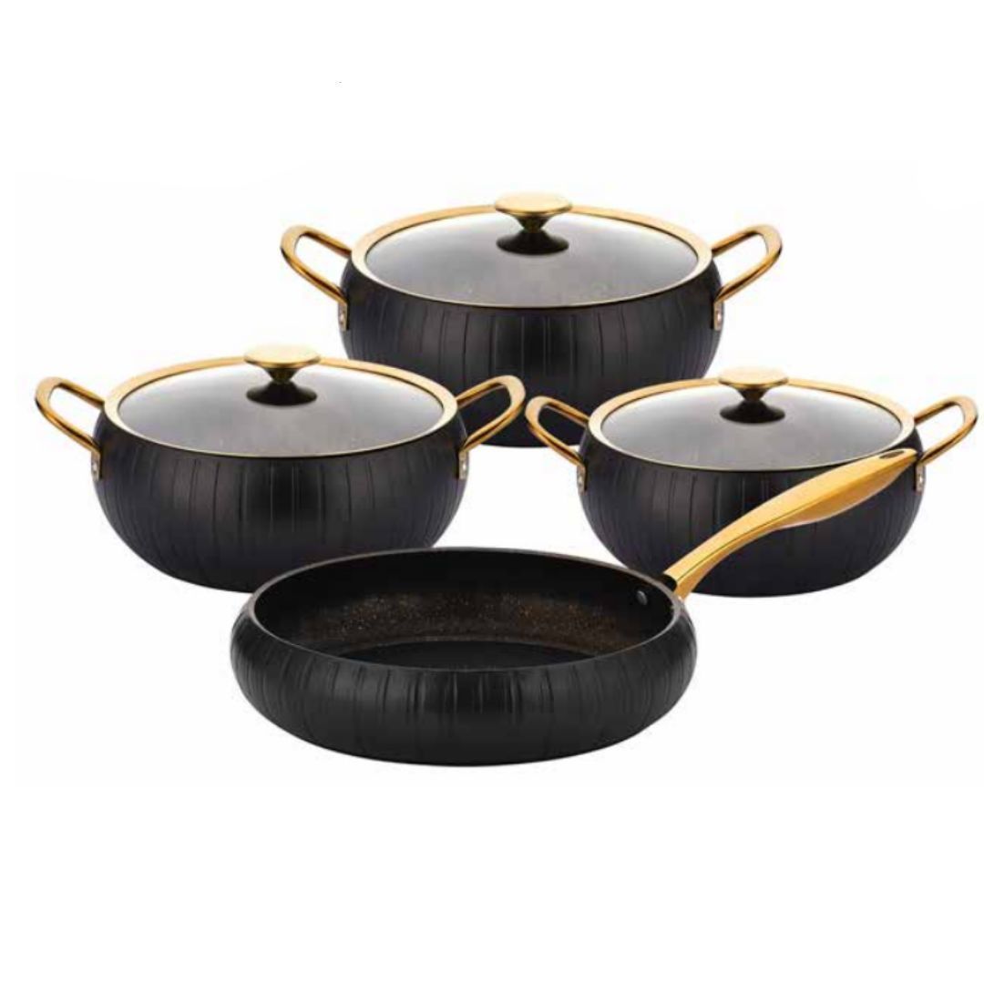 Granit Livia Gold 7 Parça Güveç Seti