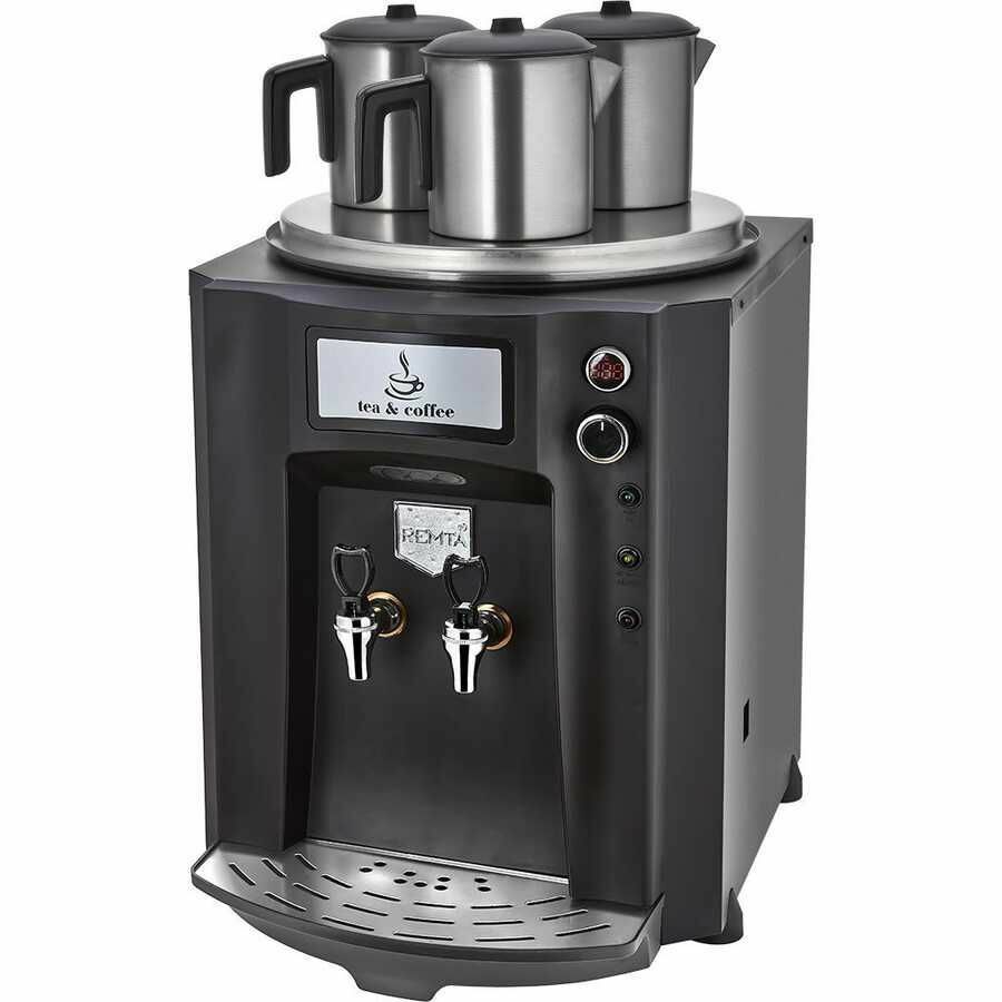 Remta Premium Siyah Çay Makinesi (Otomatik Su Almalı)