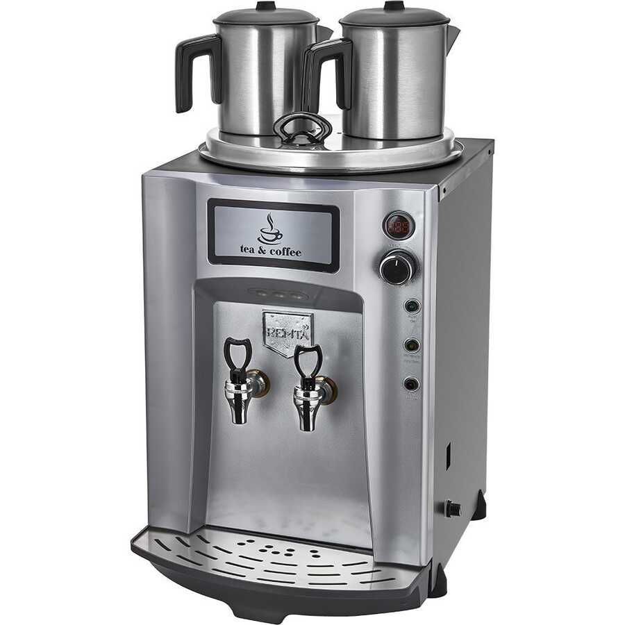 Remta Premium Gri Çay Makinesi (Otomatik Su Almalı)