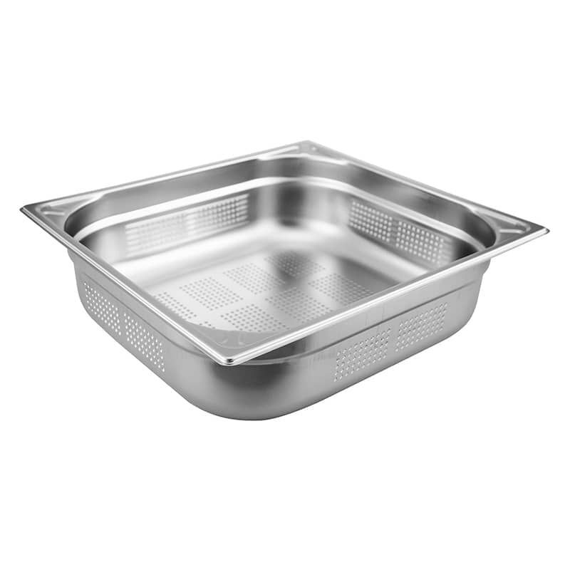 Öztiryakiler Köşeli, Delikli Gastronom Küvet GNP 2/3 -200 MM