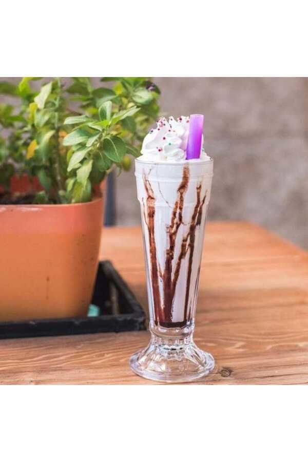 Paşabahçe 6'lı Ayaklı Dondurma-Milkshake Bardağı 51618