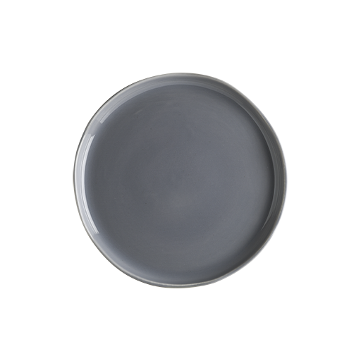 Gris Cras Düz Tabak 21 Cm