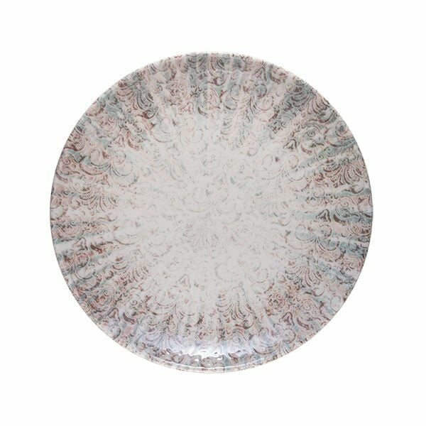 ID Fine Damask Lona Düz Tabak 27 Cm