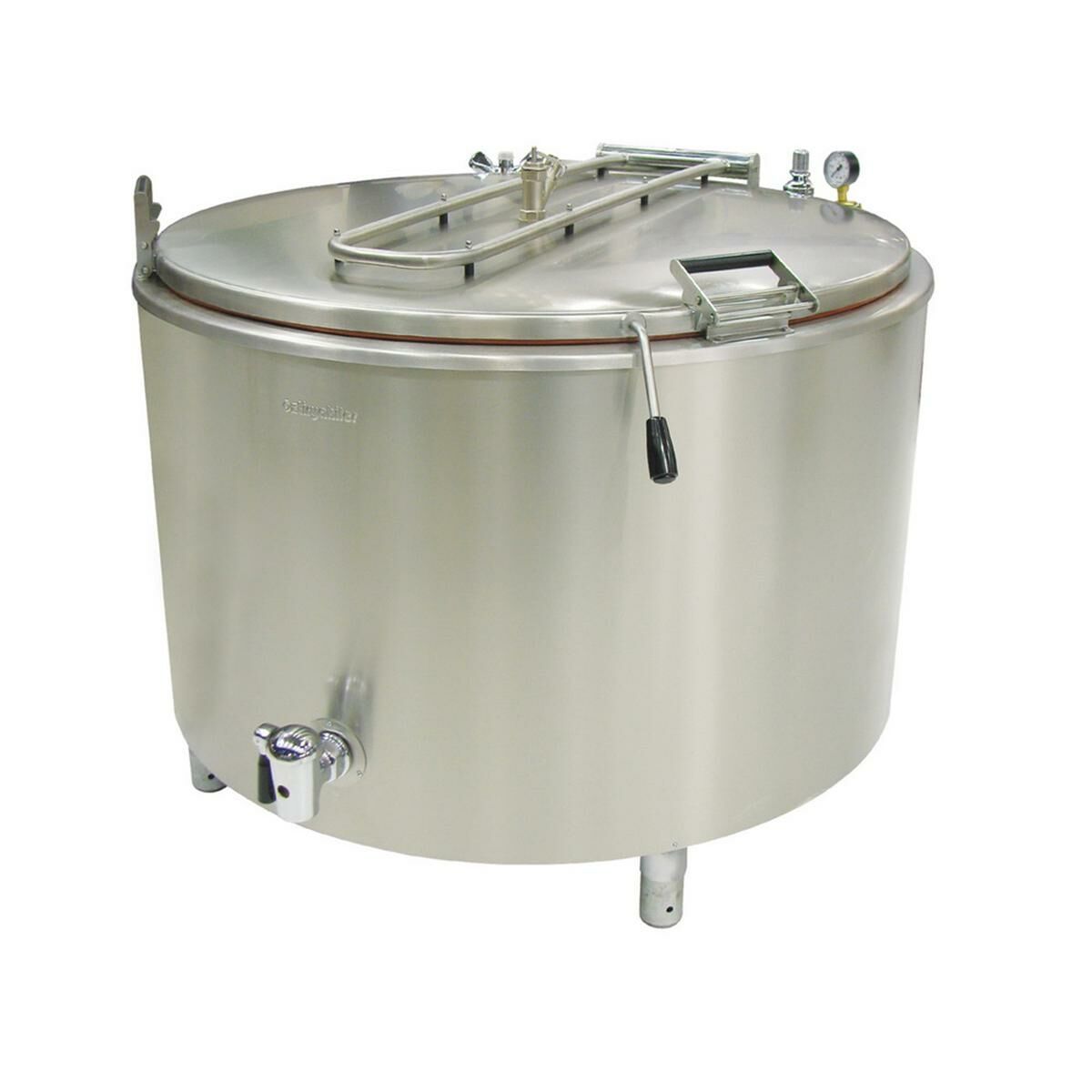Öztiryakiler Krom Çelik Kazanlı Buharlı Kaynatma Tenceresi 400 Litre